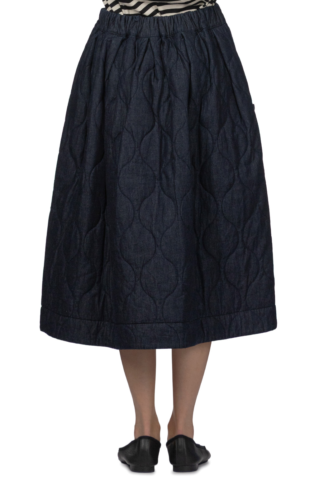 Tigre Brocante - 6oz Denim Quilted Overskirt
